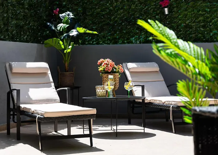 Oasis Luxury With Terrarce And Jacuzzi アパート *